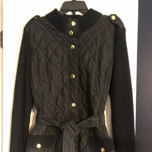 Black Military Style Sweater